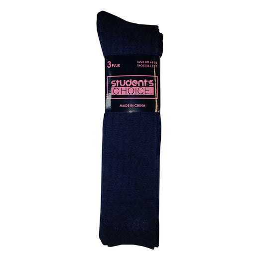 Students Choice, Navy Socks, 3 Pack