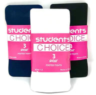 Students Choice, Flat Knit Tights, 3 Pack