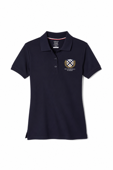 Embroidered shirt, Saint Andrew Academy, Girls Navy