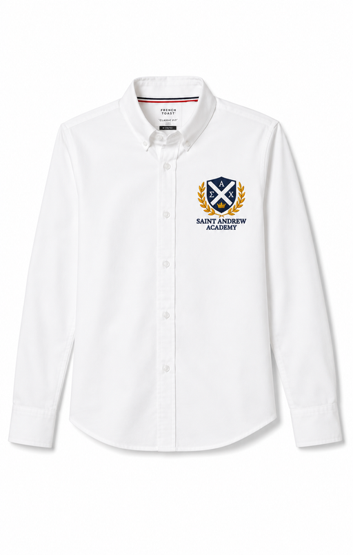 Embroidered Oxford, Saint Andrew Academy, Boys L/S