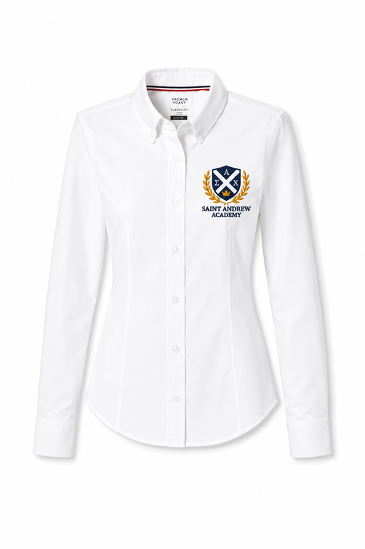 Embroidered Oxford, Saint Andrew Academy, Girls L/S