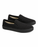 D&N Black Slip-On Shoes