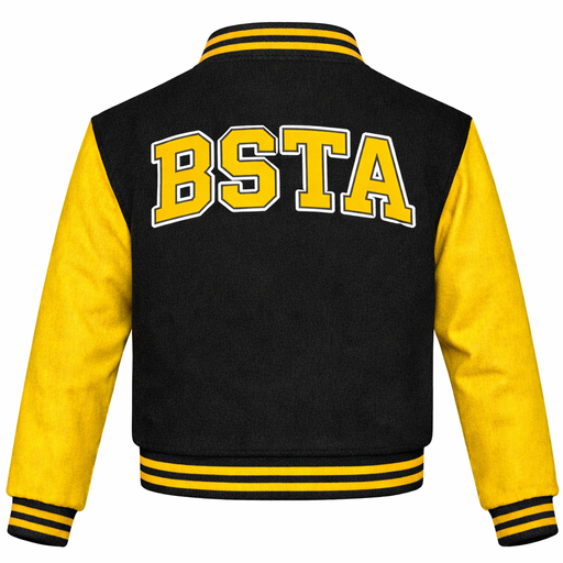Beehive Letterman Jacket, Embroidered, Silk-screened