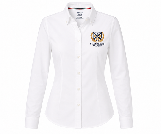 Embroidered Oxford, Saint Andrew Academy, Girls L/S