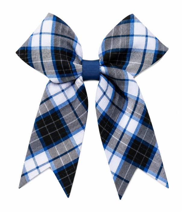 Large Hair Bow, Plaid 114