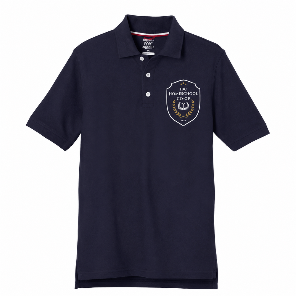 Navy Polo, IBCC, Unisex