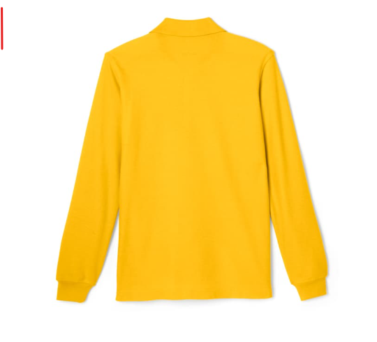 Polo, Boys Gold L/S, Pique