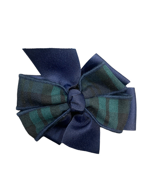 Hairbow Plaid Large Four-Loop Bow w/Plaid #79