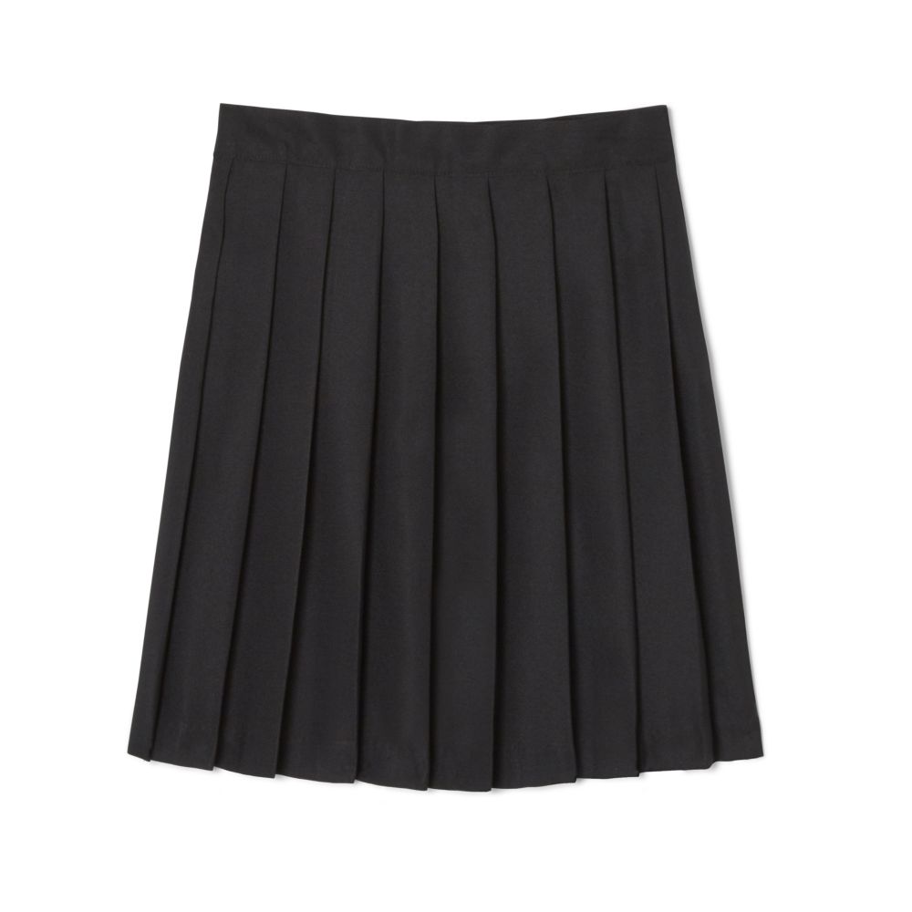 Skirt, Knife Pleat Knee Length BLack