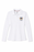 Embroidered Shirt, Saint Andrew Academy, Girls L/S White