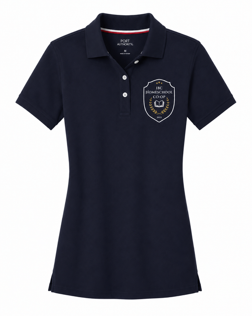 Navy Polo, IBCC, Feminine Fit