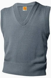 Sweater Vest, Youth Grey, Cardinal Red, Navy, Black