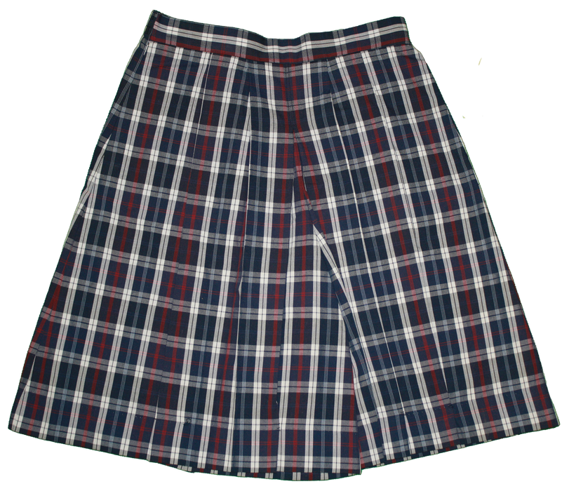 Shorts Plaid #285 Culotte Kick Pleat