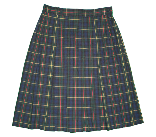 Skirt, Plaid #3M Full Box Pleat
