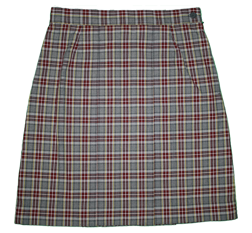 Skirt Plaid #43 Kick Pleat