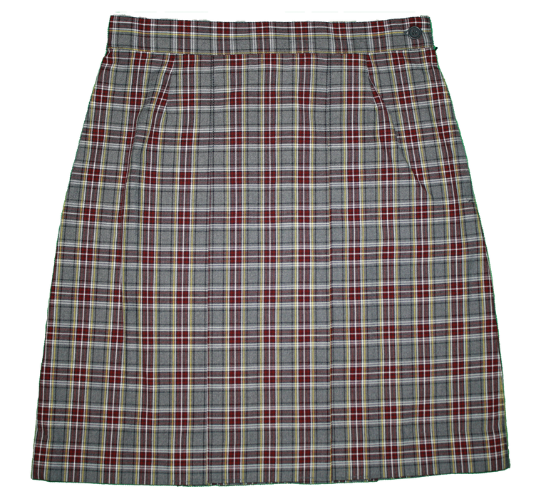 Skirt Plaid #43 Kick Pleat
