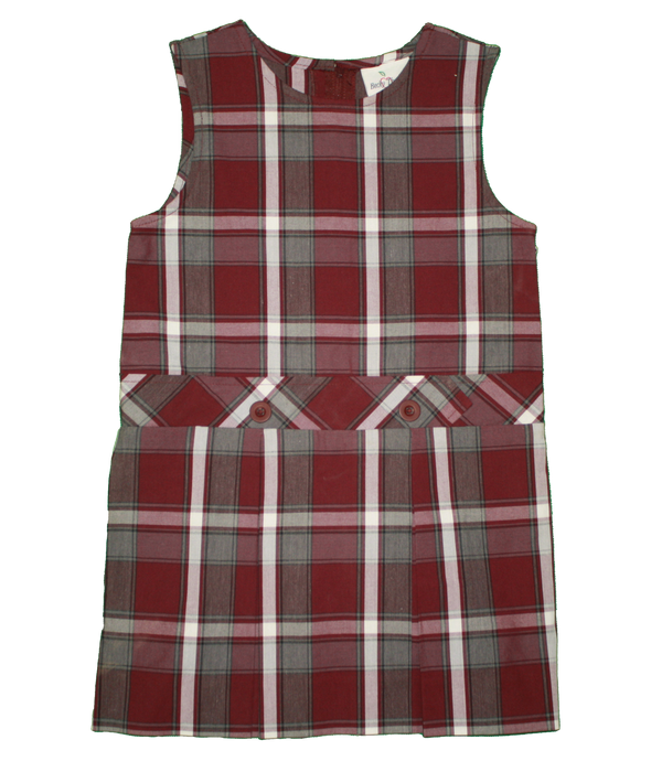 Jumper Plaid 54 Round Neck Kick Pleat Family Uniforms