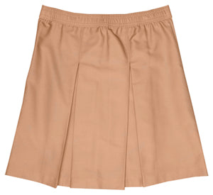 Skirt, Khaki Kick Pleat (Box Pleat) Juniors