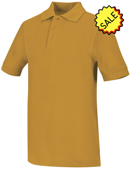 Polo, Unisex Gold S/S Youth