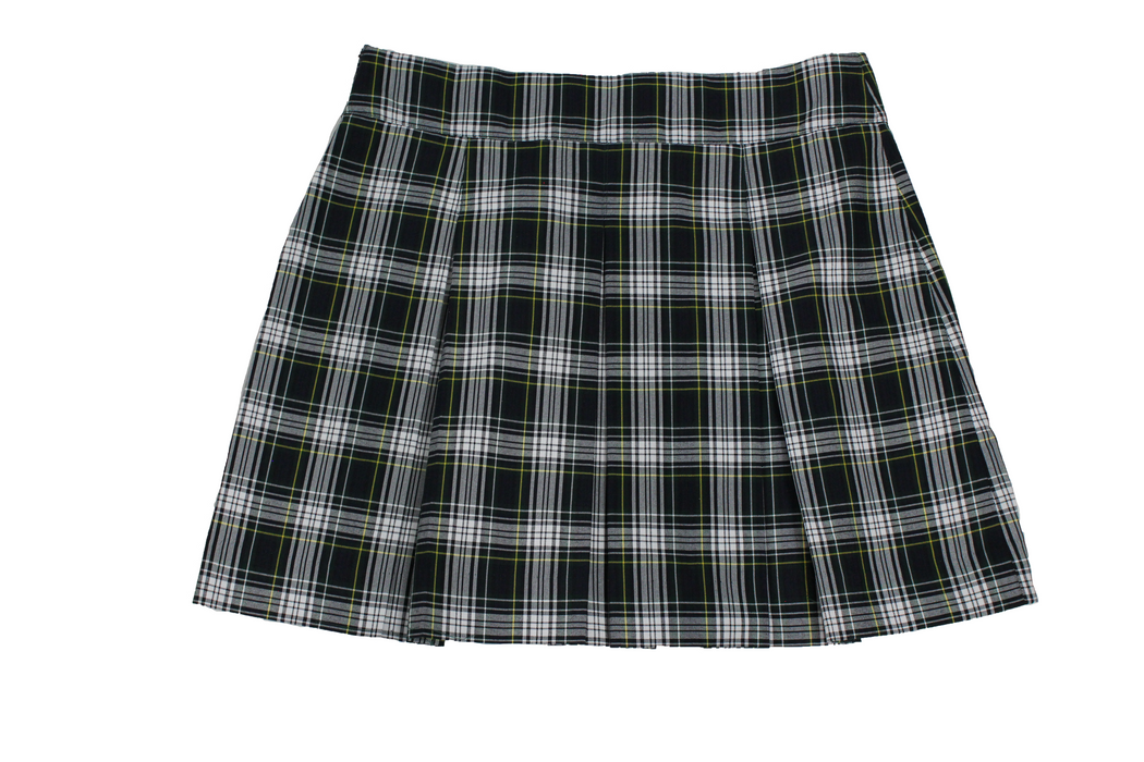 Skirt Plaid #61 Triple Pleat