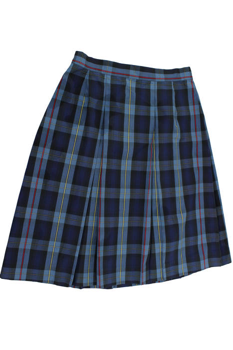 Skirt Plaid #41, Kick Pleat
