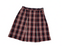 Skirt Plaid #500, Kick Pleat Skirt