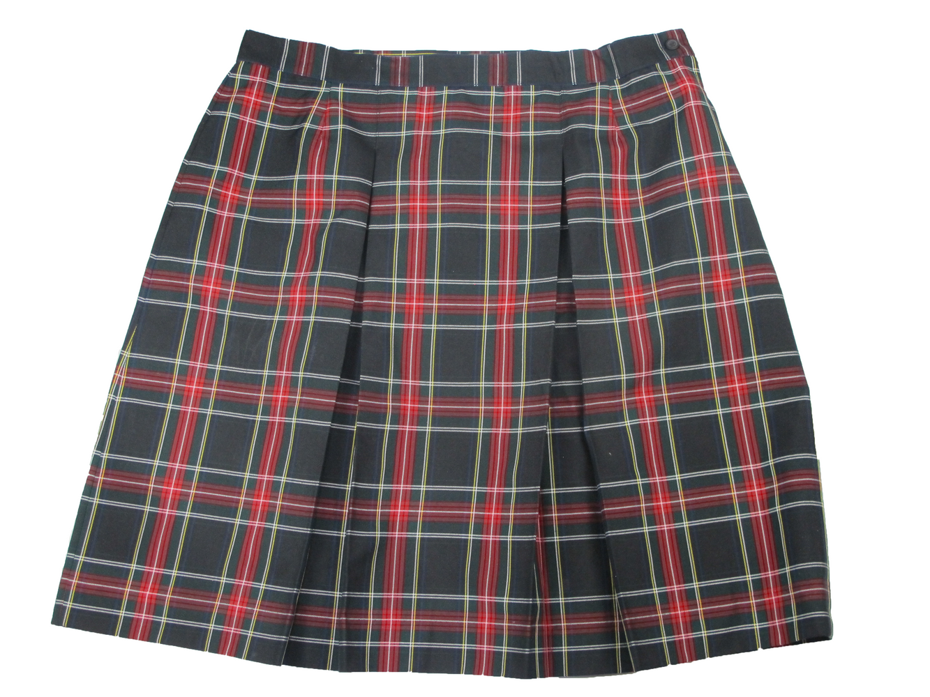 Skirt Plaid #63, Kick Pleat