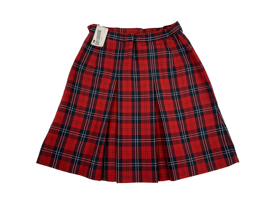 Skirt Plaid #70, Kick Pleat Skirt