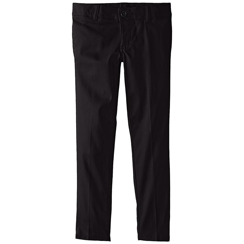 Pants, Girls Black Skinny Stretch Twill Family Uniforms