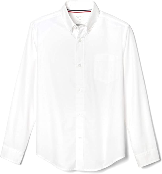 Oxford Shirt, Boys White L/S